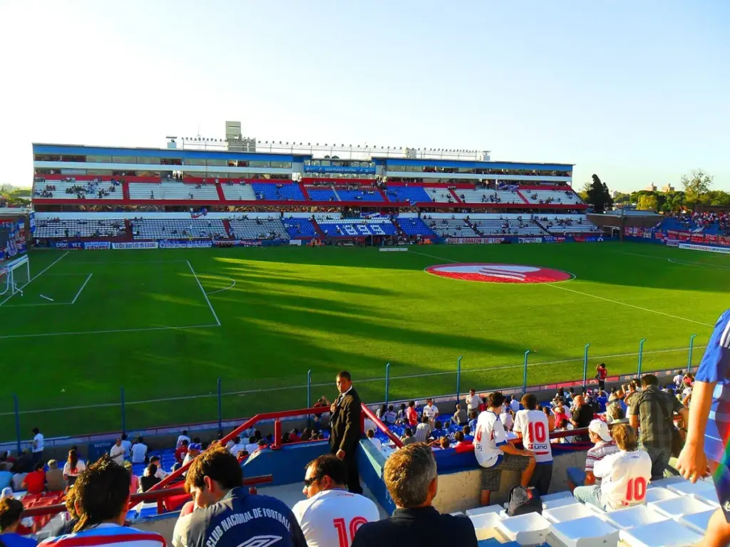 Interior del Gran Parque Central, cancha de Nacional, en el barrio La Blanqueada, Montevideo